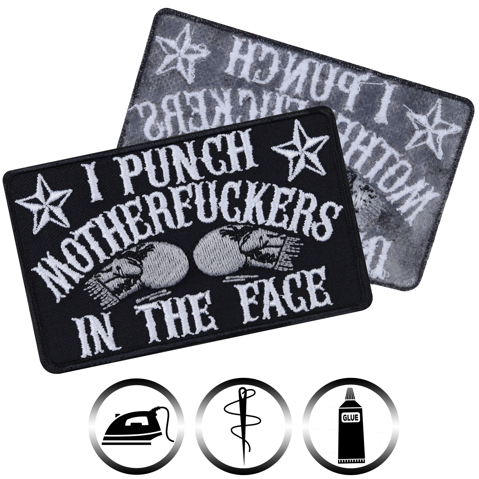 I punch motherfuckers in the face - Patch