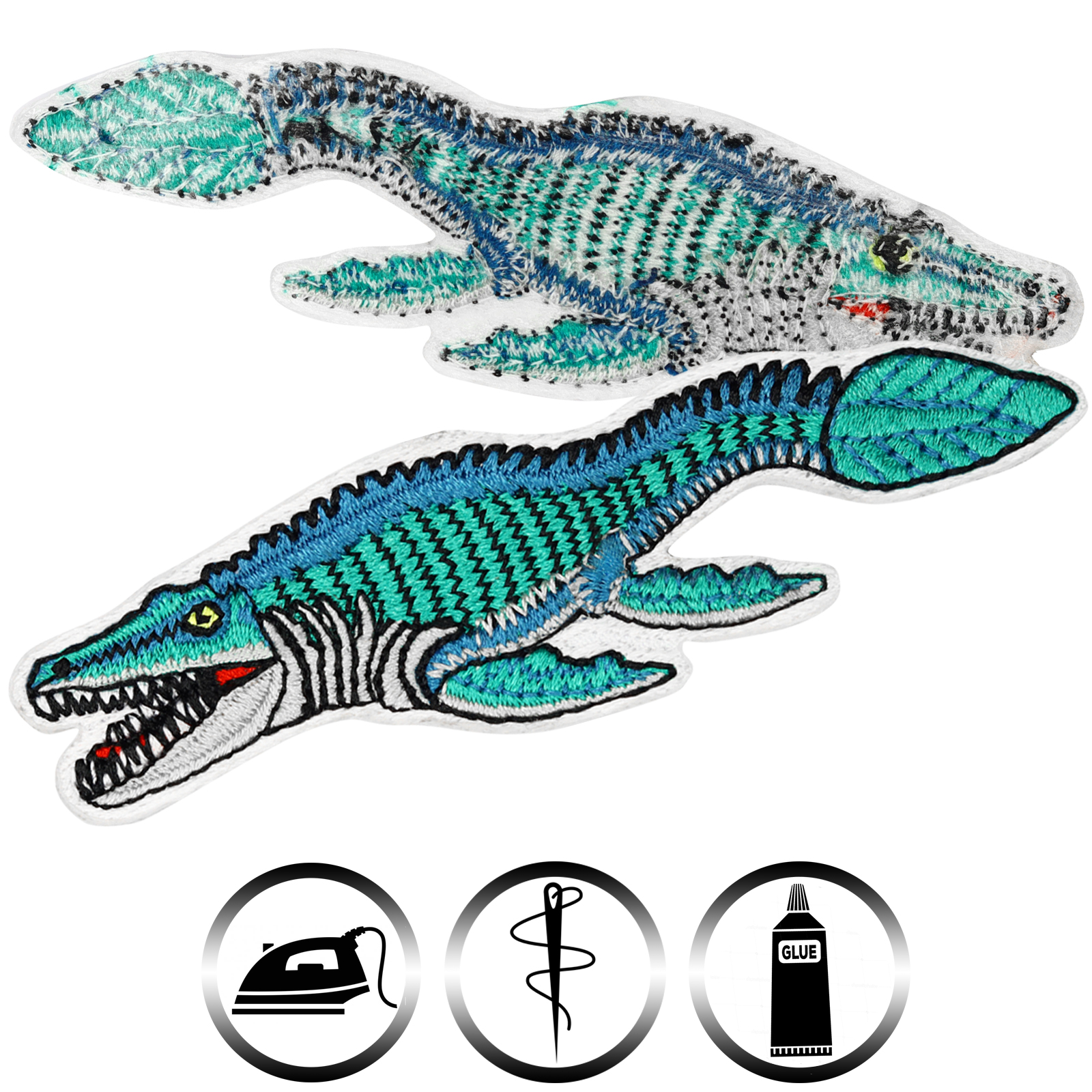 Mosasaurus Crocodile 2 - Patch